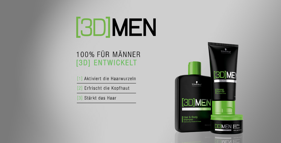 Neues für Jederman(n) – Schwarzkopf 3D Men