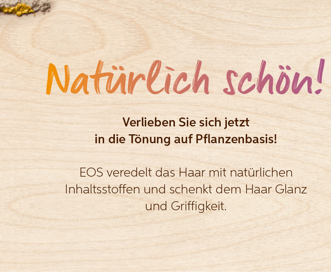 05.06 ist Tag der Umwelt – Eos Pflanzenhaarfarbe