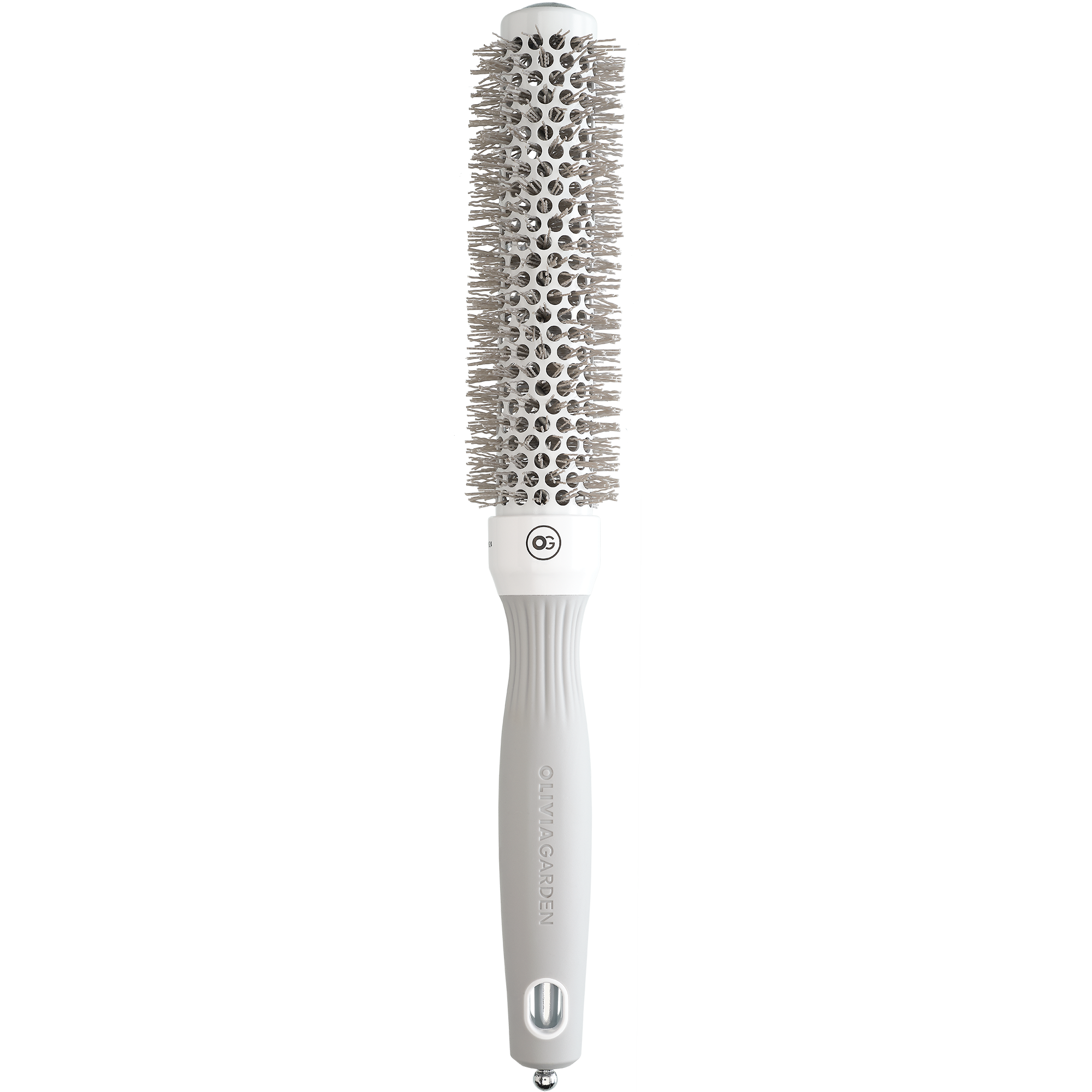 Olivia Garden Expert Blowout Speed Wavy Bristles White&Grey 25