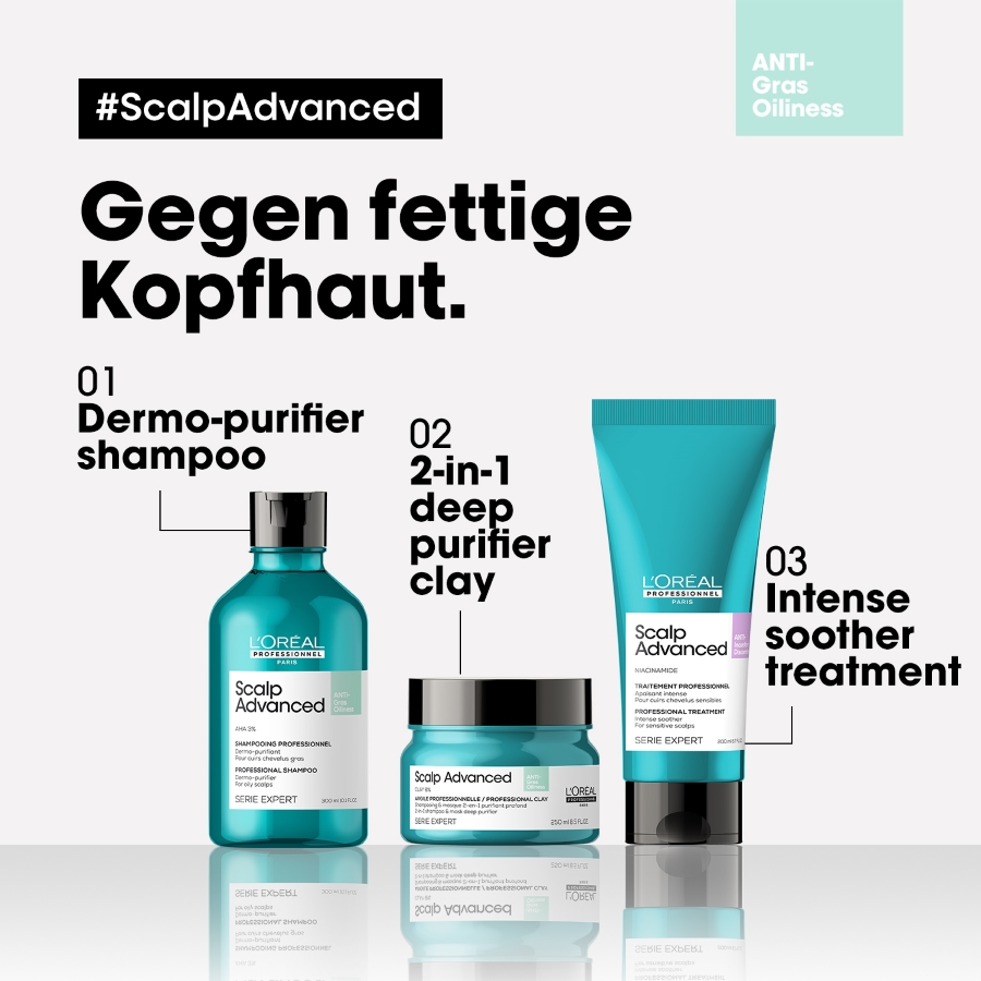 L‘Oréal Professionnel Paris Serie Expert Scalp Advanced Anti-Oiliness Dermo-purifier Shampoo 300ml