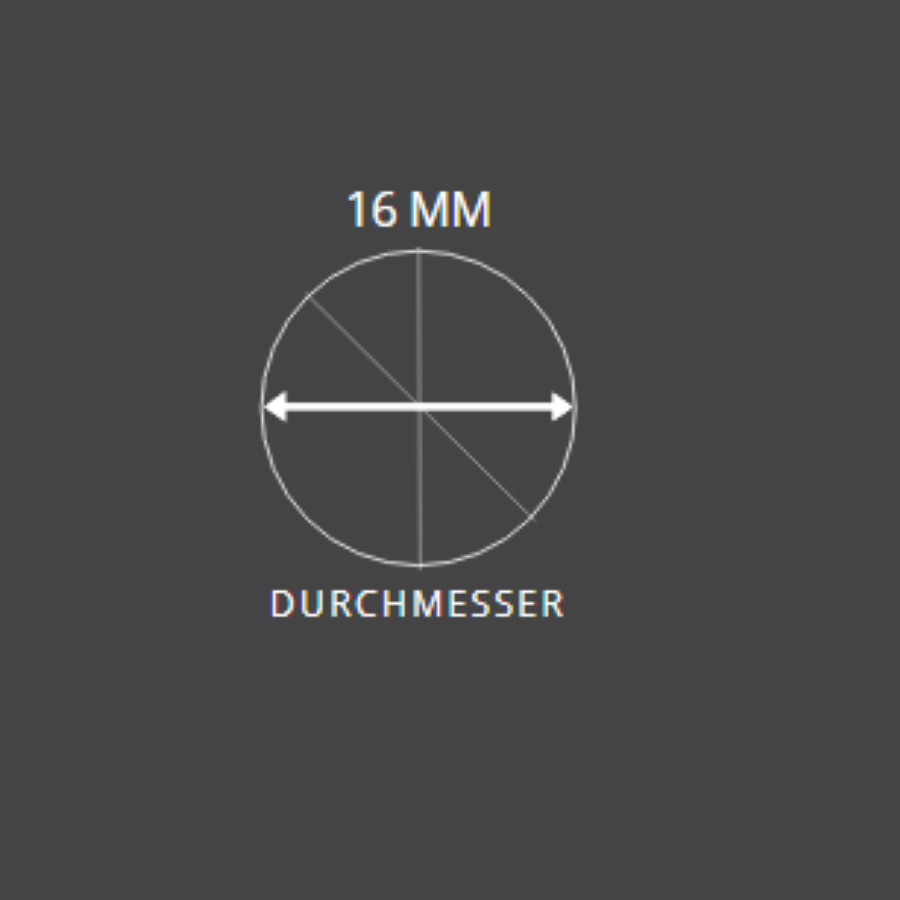 Fripac Dauerwellwickler LW 1K Grau / Schwarz Kurz 16mm Beutel à 10 Wickler