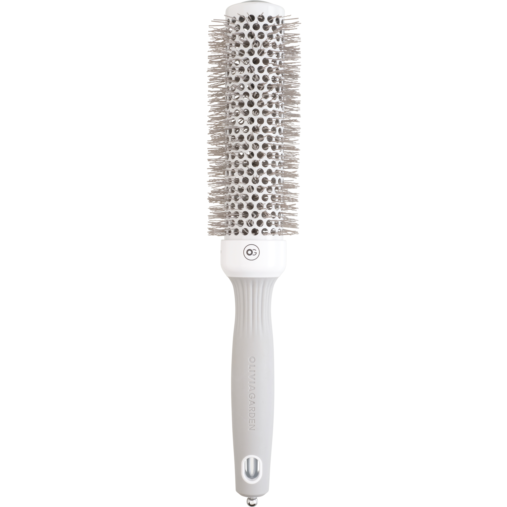 Olivia Garden Expert Blowout Speed Wavy Bristles White&Grey 35