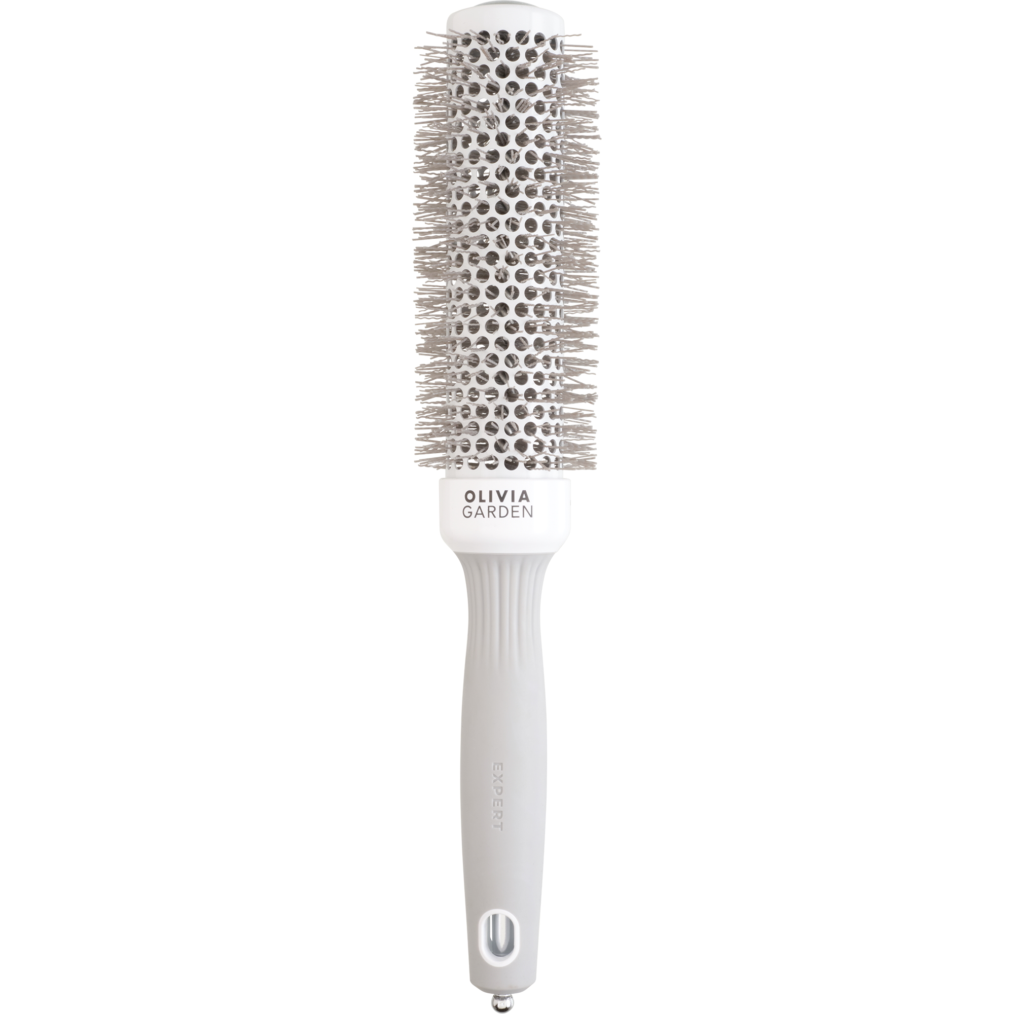 Olivia Garden Expert Blowout Speed Wavy Bristles White&Grey 35