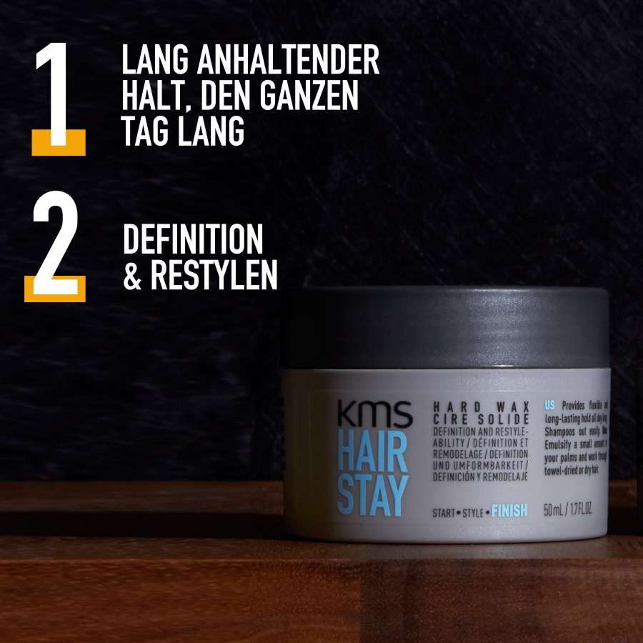 KMS Hairstay Hardwax 50ml