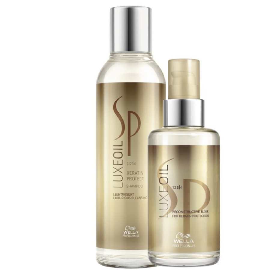 Sp Luxe Oil Duo Keratin Protect Shampoo 200ml + Luxe Oil 100ml Sp Luxe Oil Duo Keratin Protect Shampoo 200ml + Luxe Oil 100ml