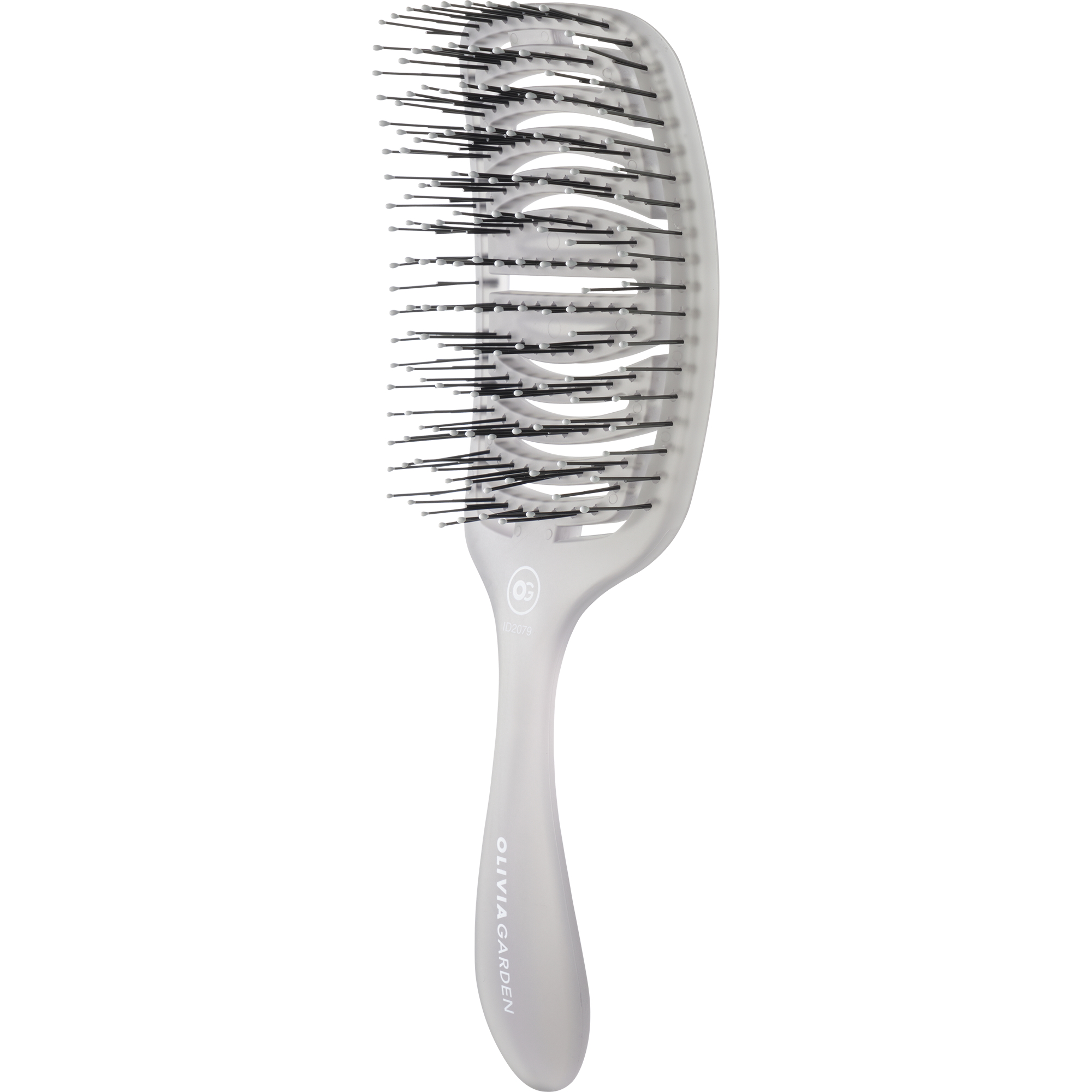 Olivia Garden Essential Care Flex Medium Hair Bristles Ice Grey