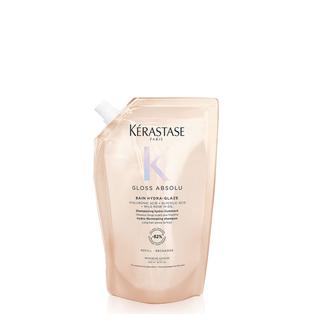 Kerastase Gloss Absolu Bain Hydra-Glaze Refill Pouch 500ml Kerastase Gloss Absolu Bain Hydra-Glaze Refill Pouch 500ml
