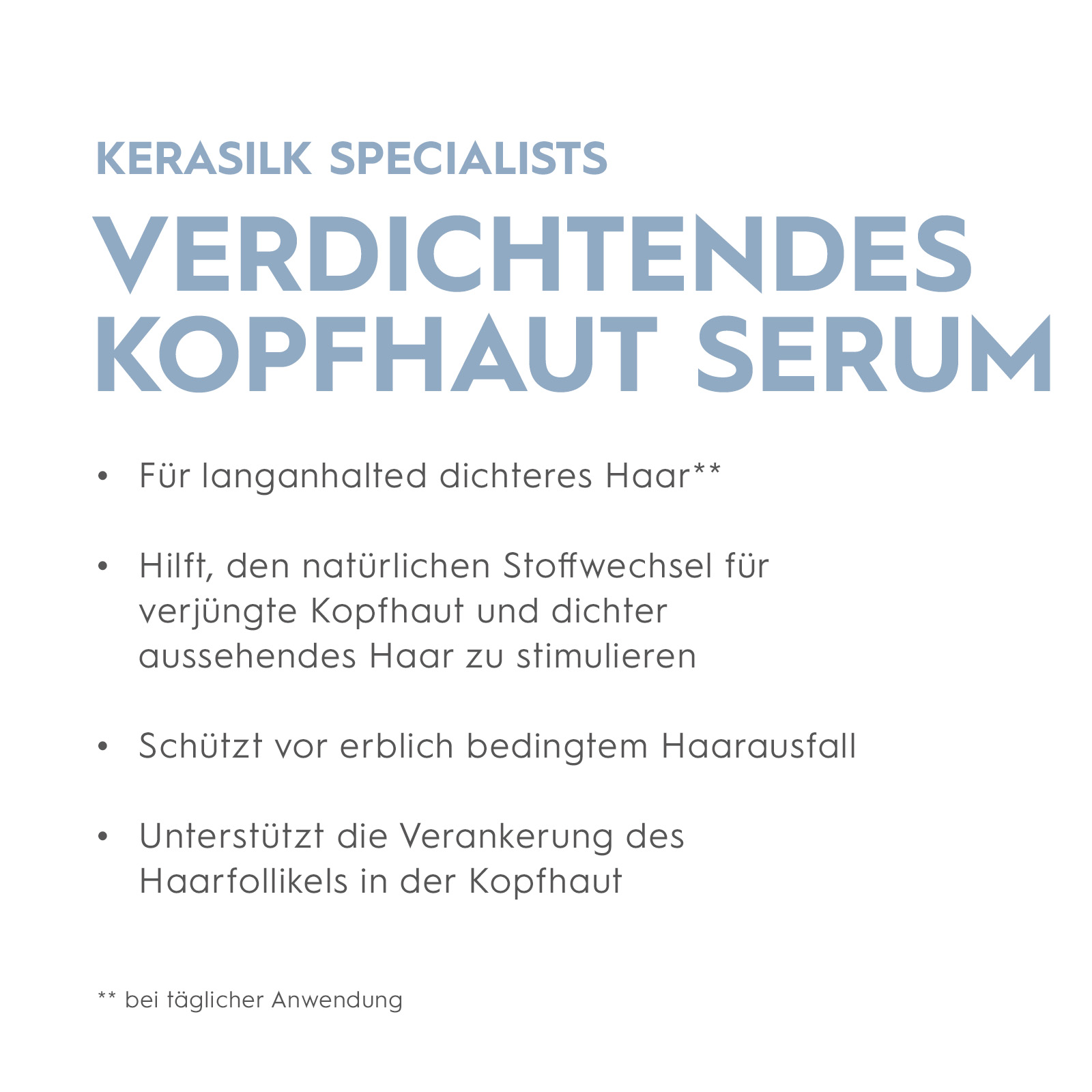 Kerasilk Redensifying Scalp Serum 100ml