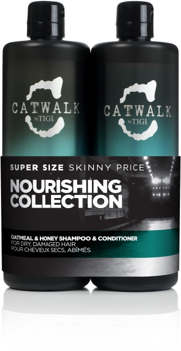 Tigi Catwalk Oatmeal & Honey Tweens Shampoo 750ml + Conditioner 750ml 