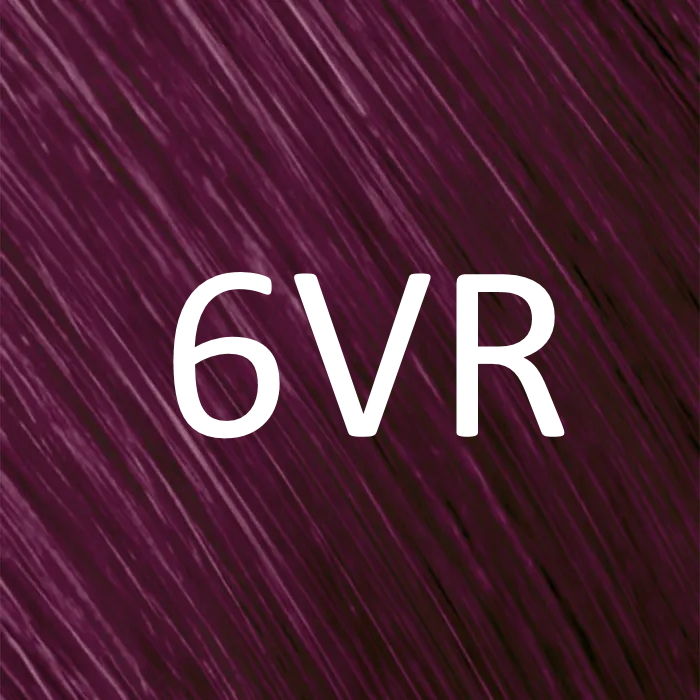 6VR dunkelblond violett rot