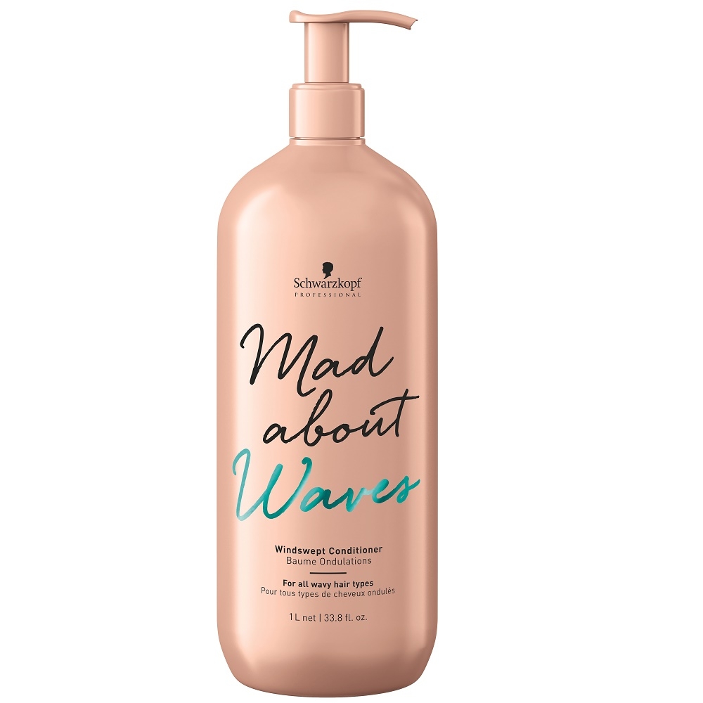 Schwarzkopf Mad About Waves Windswept Conditioner 1000ml SALE