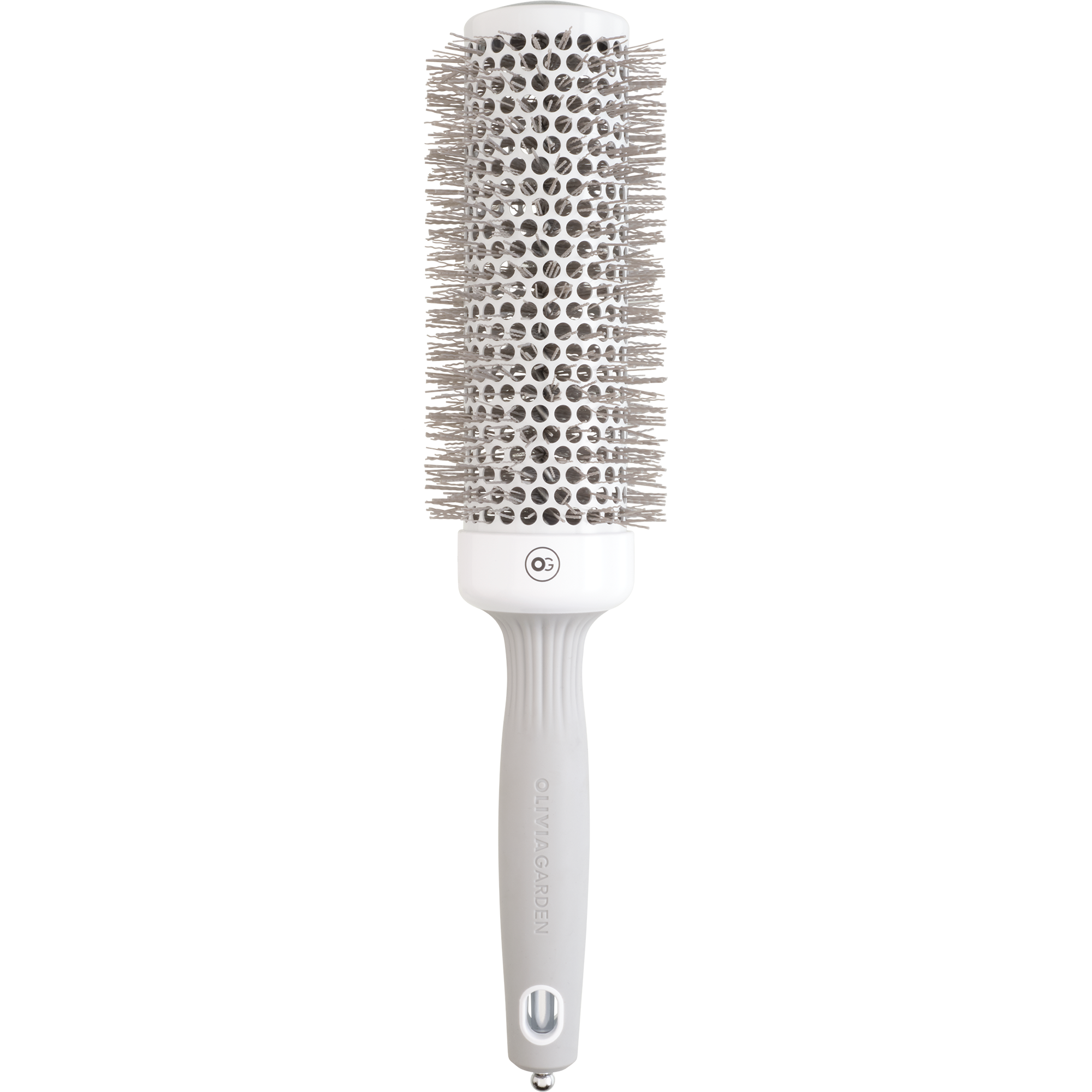 Olivia Garden Expert Blowout Speed Wavy Bristles White&Grey 45