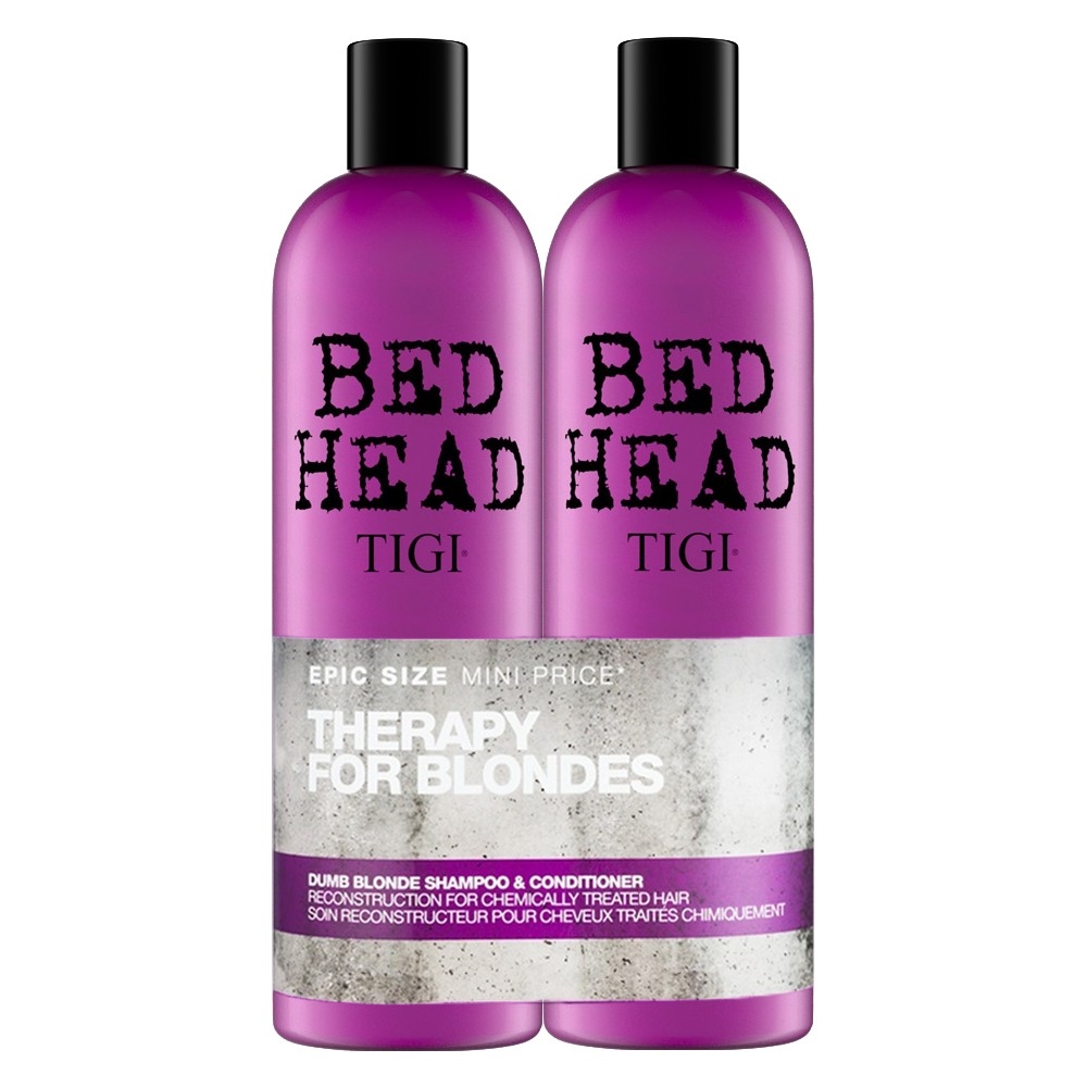 TIGI Bed Head Dumb Blonde Tween Shampoo 750ml + Conditioner 750ml