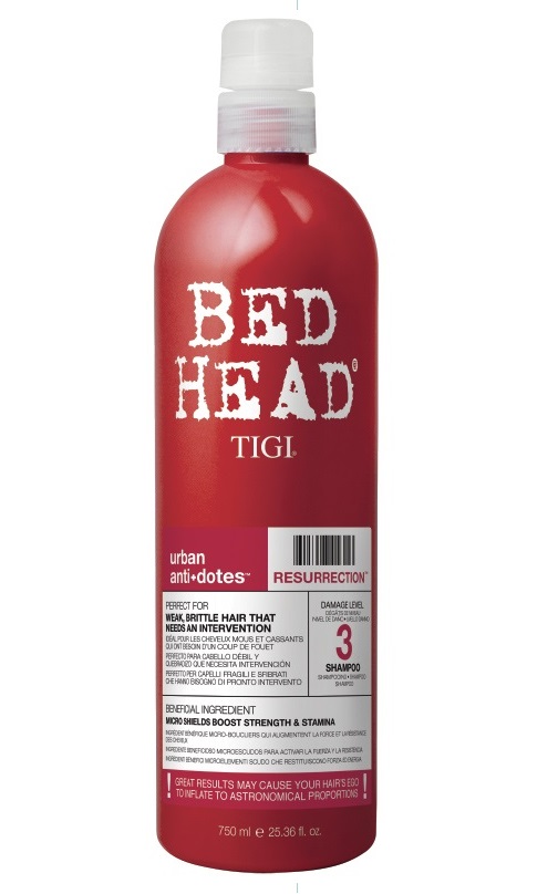 Tigi Bed Head Resurrection Shampoo 750ml Damage Level 3