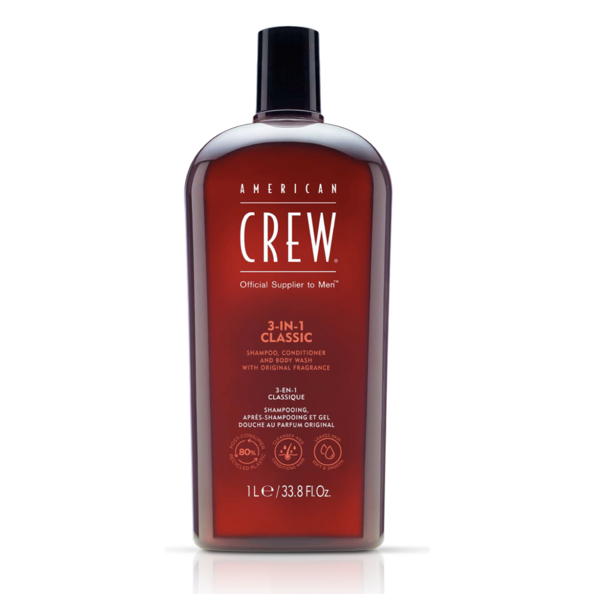 American Crew 3 in 1 Classic Shampoo 1000ml