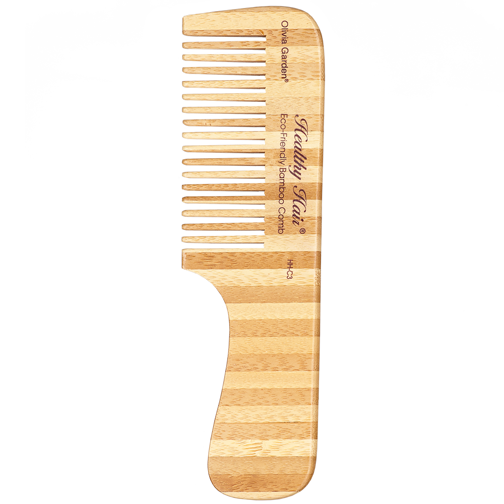 Olivia Garden Healthy Hair Bambus Griffkamm grob HH-C3 Olivia Garden Healthy Hair Bambus Griffkamm grob HH-C3