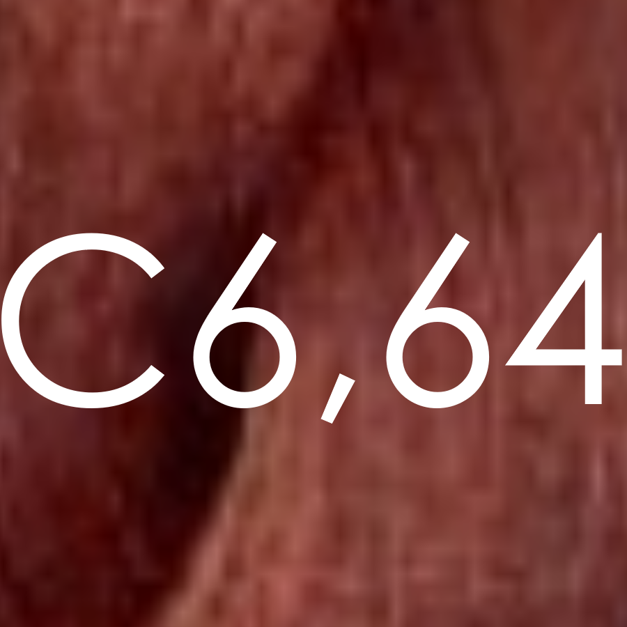 C6,64 dunkelblond rot kupfer