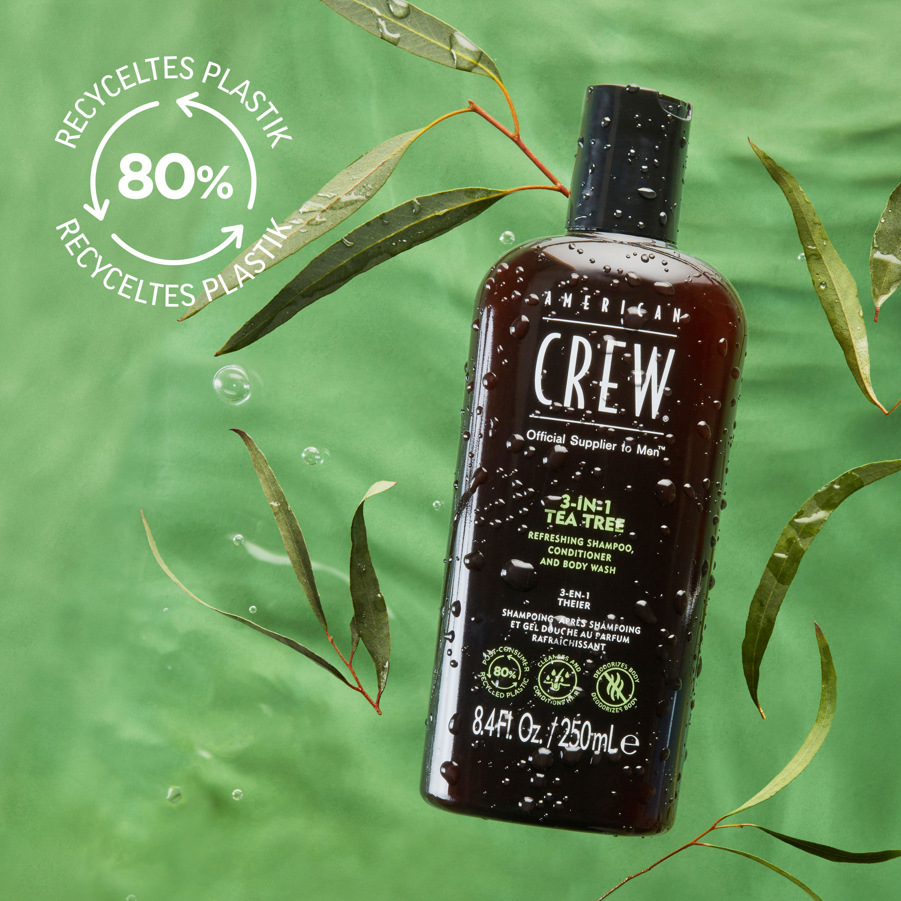 American Crew 3-in-1 Tea Tree Shampoo 100ml