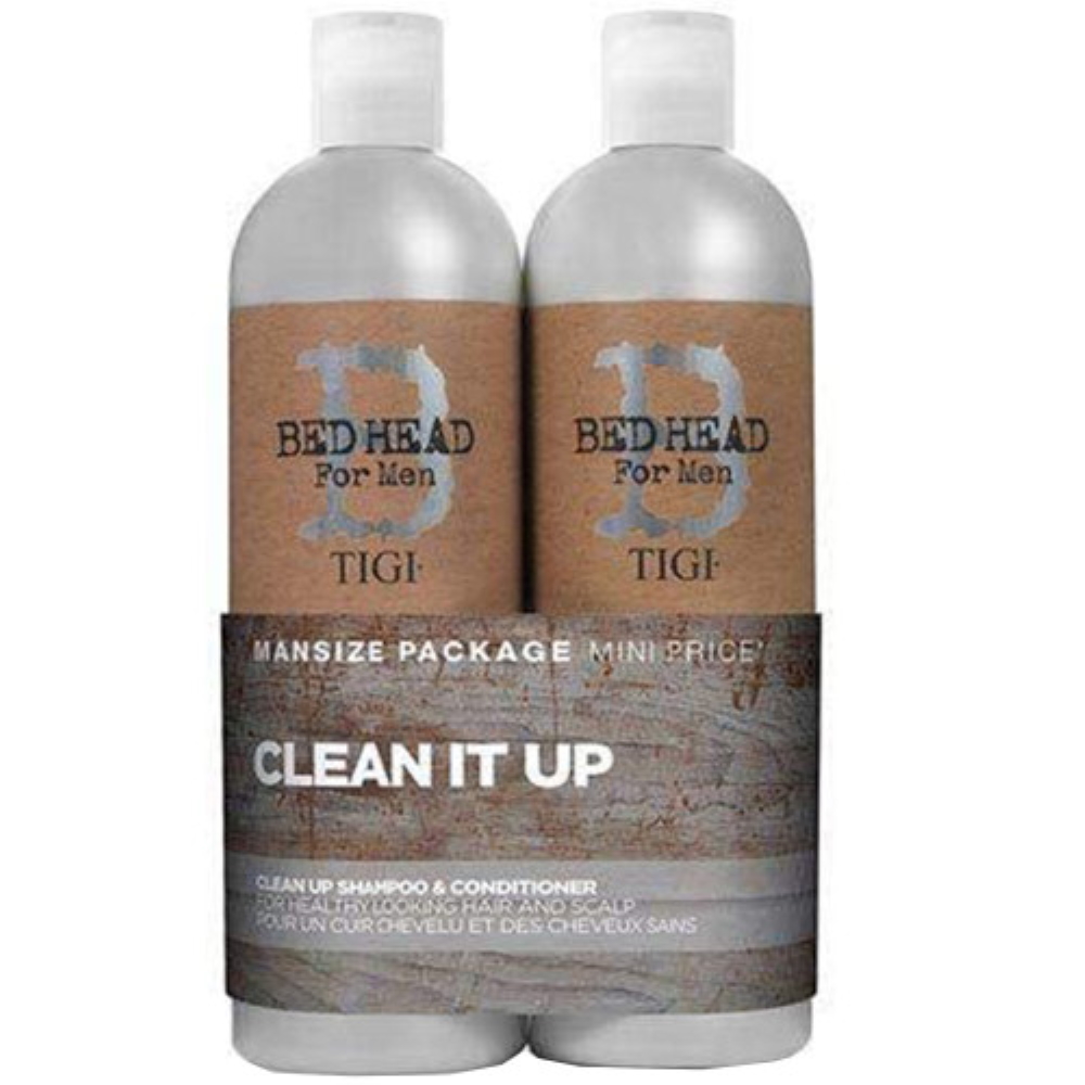 Tigi Bed Head Clean Up Combo Pack Tween Duo Shampoo 750ml + Conditioner 750ml