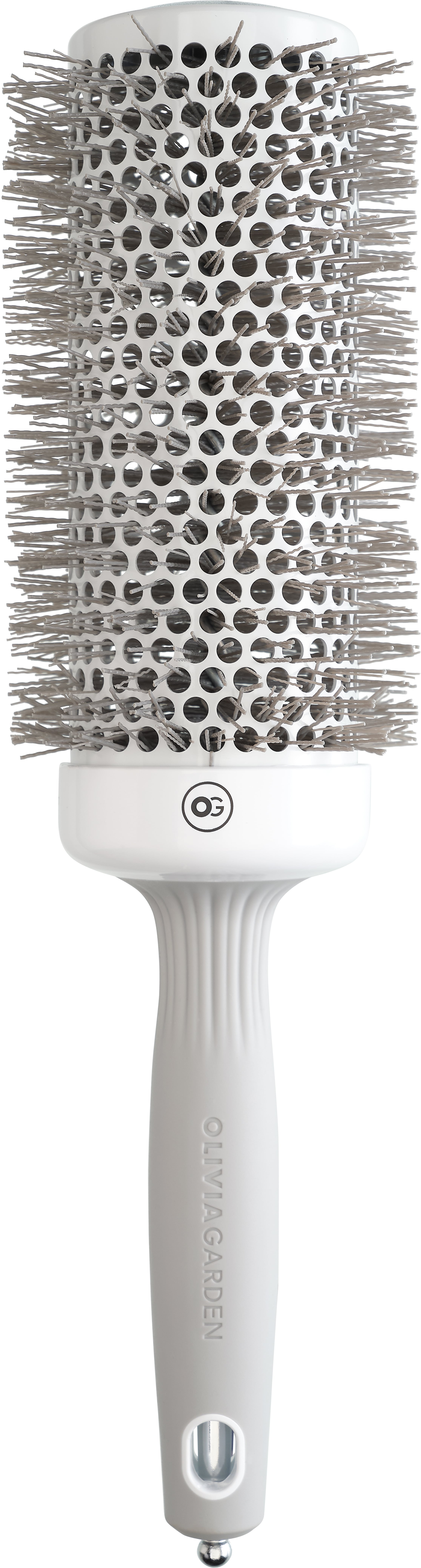 Olivia Garden Expert Blowout Speed Wavy Bristles White&Grey 55