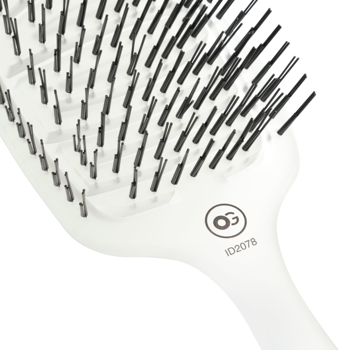 Olivia Garden Essential Care Flex Fine Hair Bristles Ice White