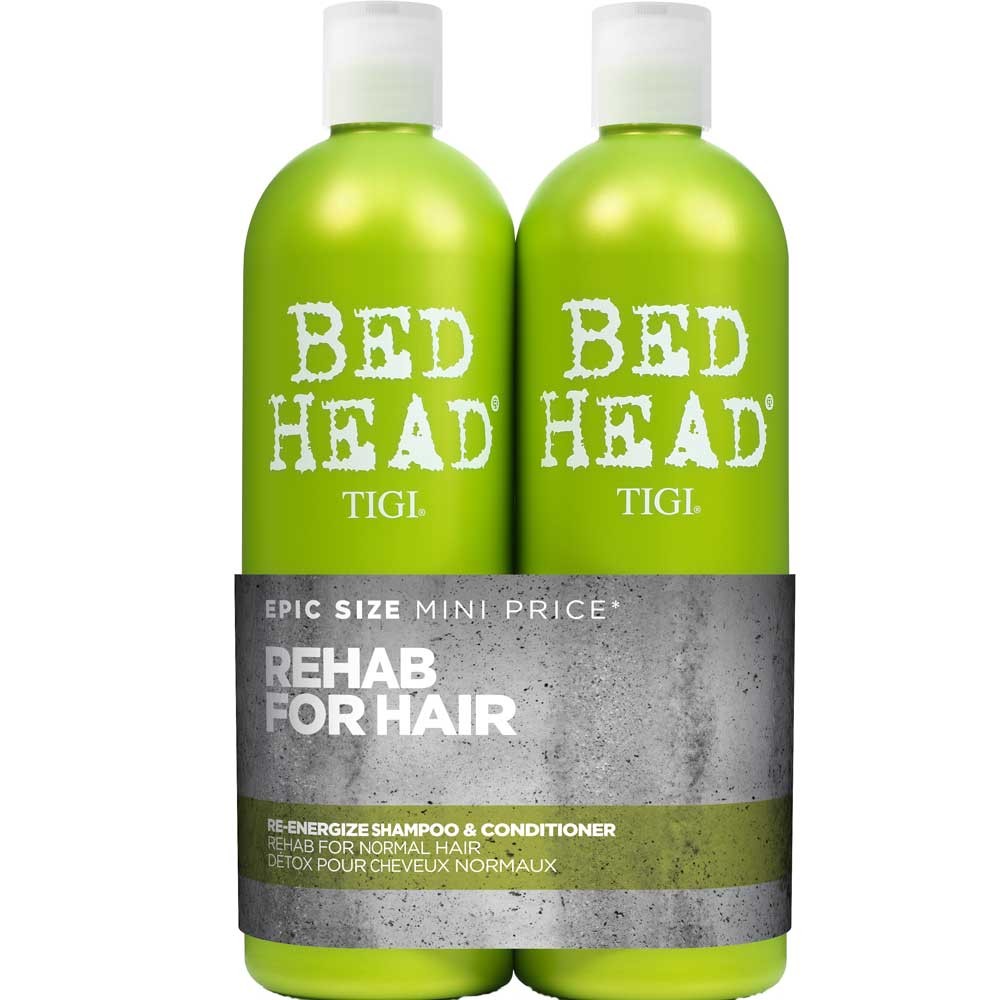 TIGI Bed Head Re-Energize Combo Pack Tween Duo Shampoo 750ml + Conditioner 750ml