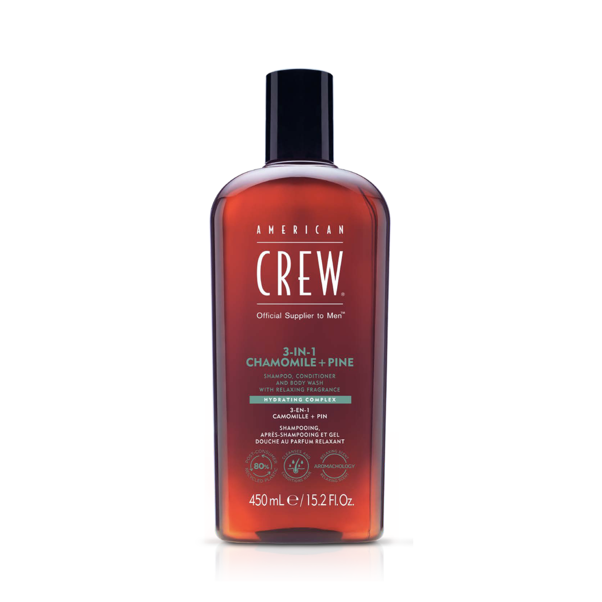 American Crew 3-in-1 Ginger & Tea Energizing Shampoo 450ml American Crew 3-in-1 Ginger & Tea Energizing Shampoo 450ml