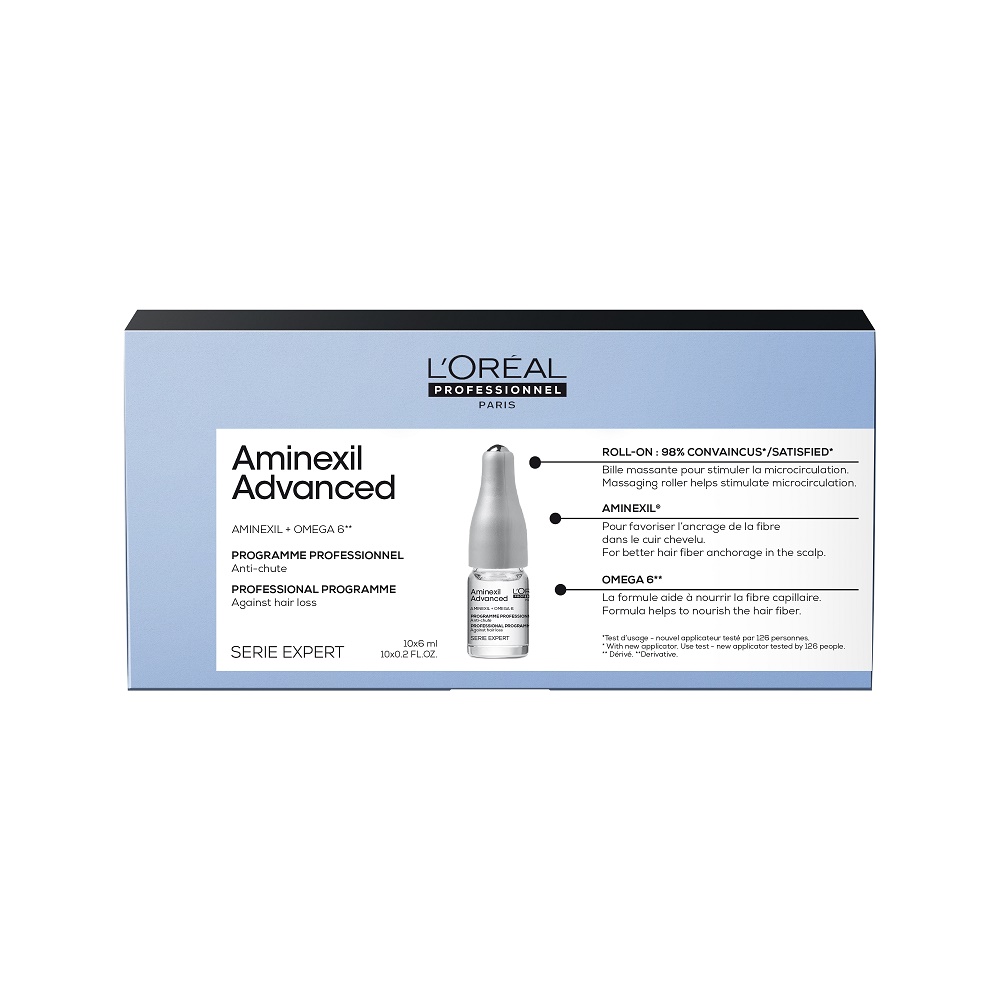 L‘Oréal Professionnel Paris Serie Expert Aminexil Advanced Anti-Haarausfall-Kur 10x6ml L‘Oréal Professionnel Paris Serie Expert Aminexil Advanced Anti-Haarausfall-Kur 10x6ml