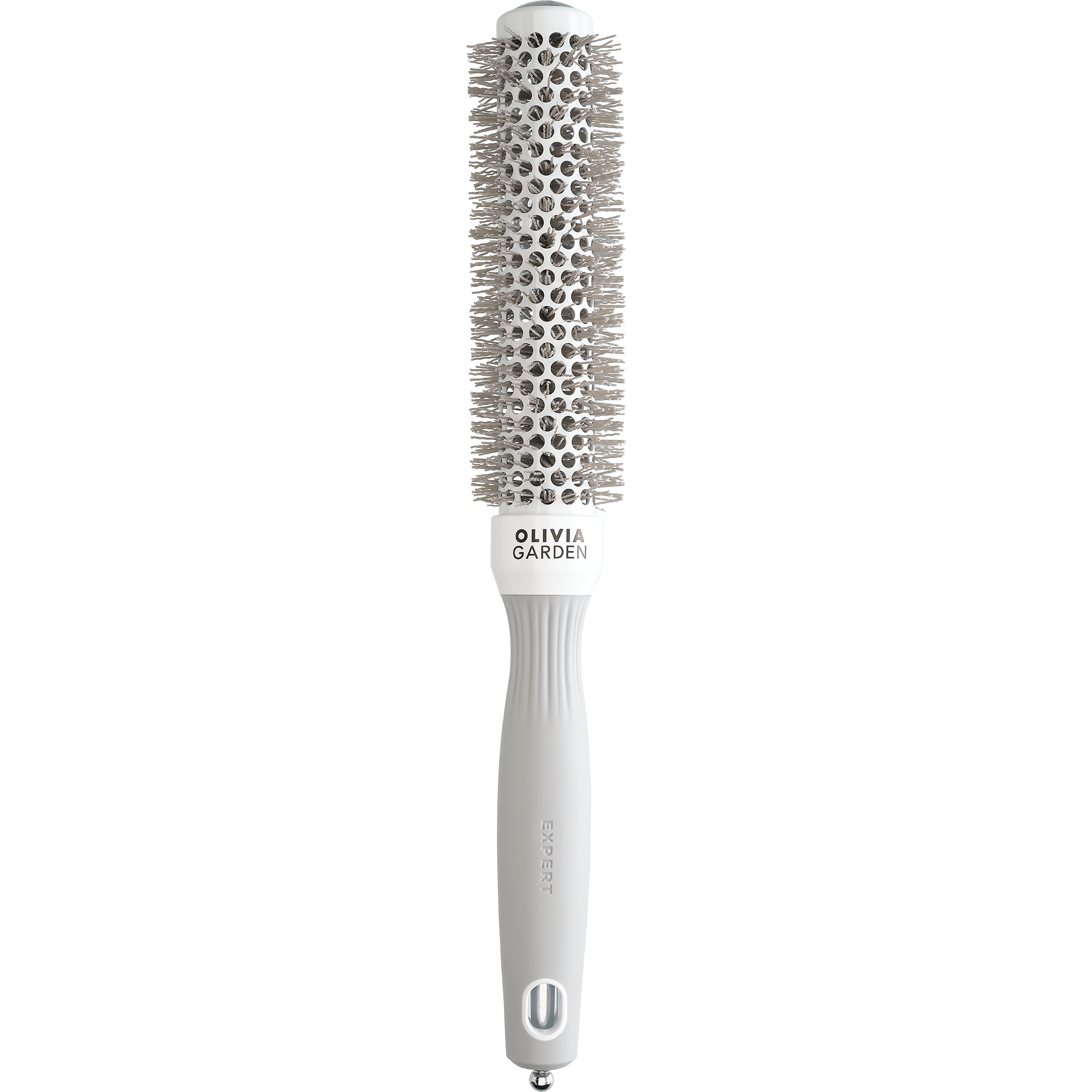 Olivia Garden Expert Blowout Speed Wavy Bristles White&Grey 25