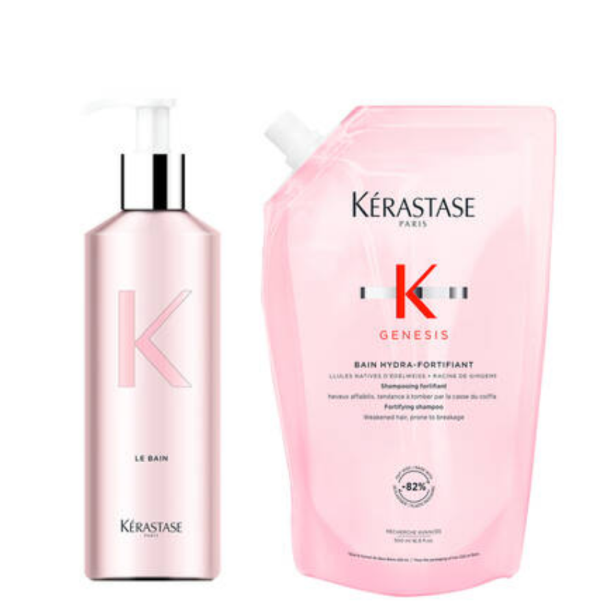 Kerastase Genesis Bain Hydra-Fortifiant Nachfüllpack &Aluminum Bottle