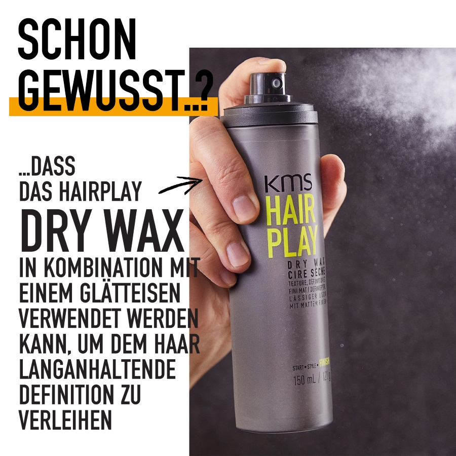 KMS Hairplay Dry Wax 150ml