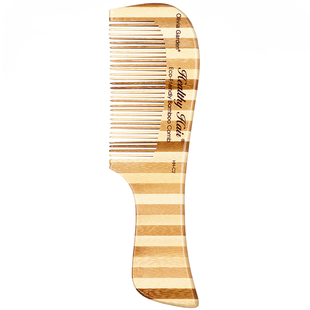 Olivia Garden Healthy Hair Bambus Griffkamm fein HH-C2  Olivia Garden Healthy Hair Bambus Griffkamm fein HH-C2