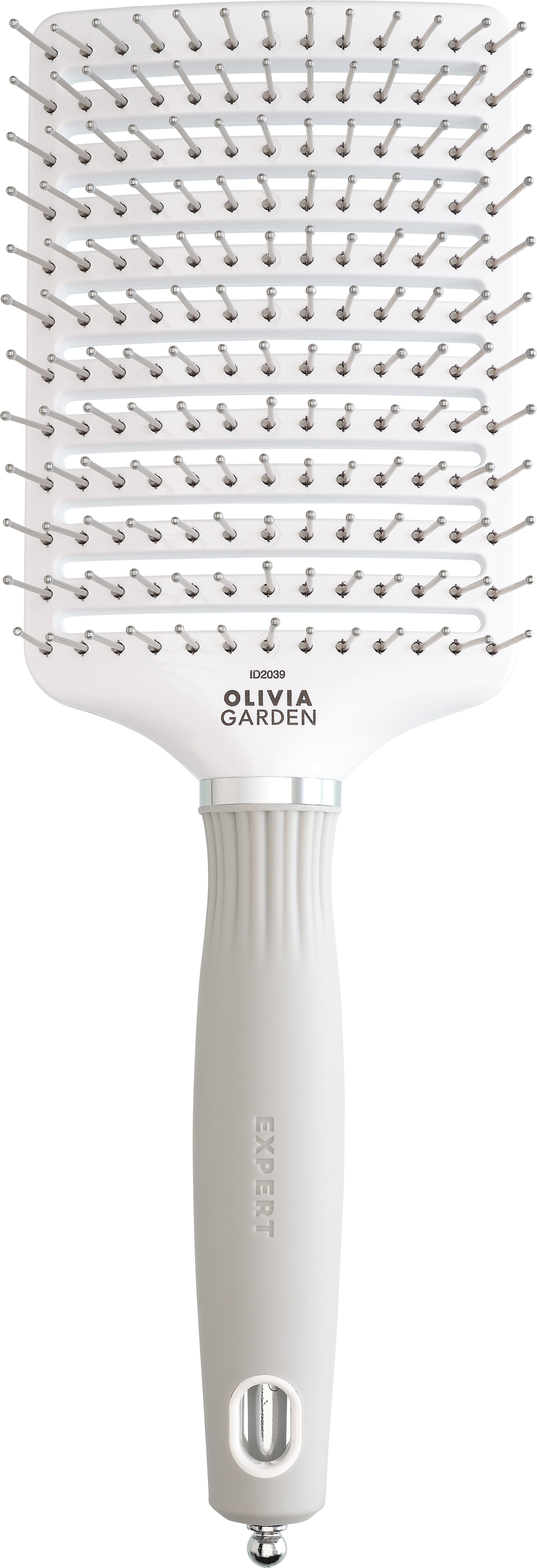 Olivia Garden Expert Care Vent Nylon Bristle White&Grey L