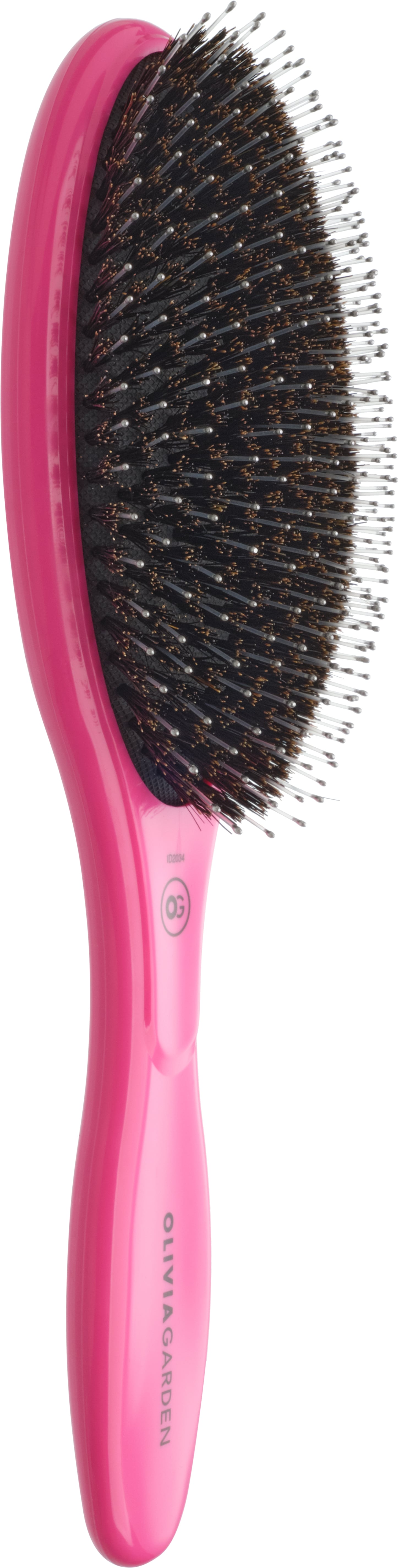 Olivia Garden Expert Care Oval Boar&Nylon Bristles Pink