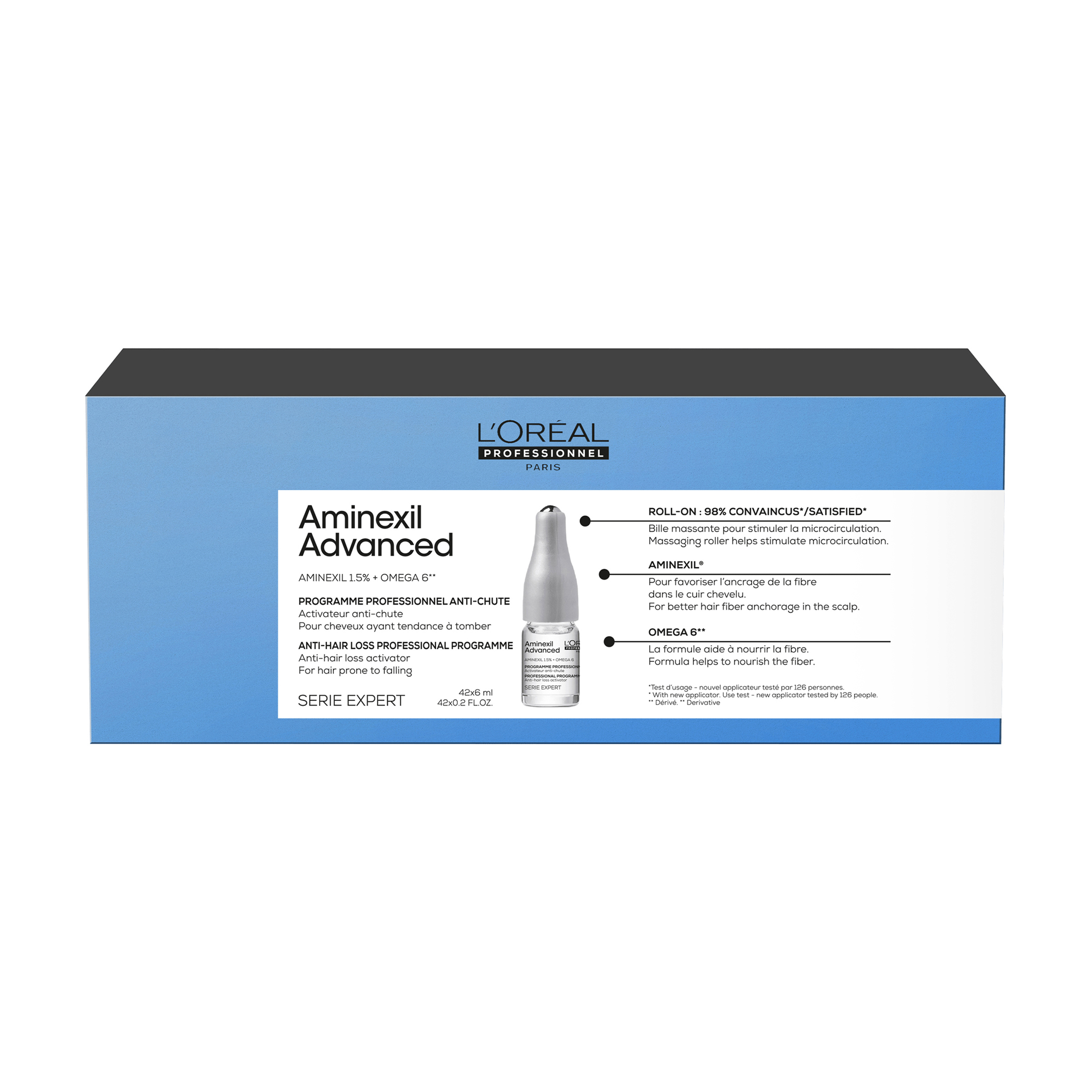 L‘Oréal Professionnel Paris Serie Expert Aminexil Advanced Anti-Haarausfall-Kur 42x6ml L‘Oréal Professionnel Paris Serie Expert Aminexil Advanced Anti-Haarausfall-Kur 42x6ml