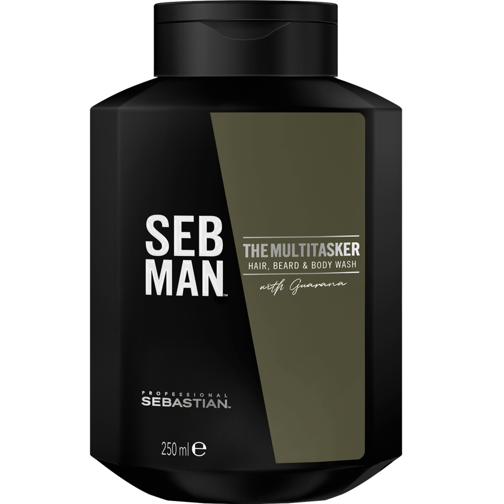 Sebastian Man The Multitasker 3in1 Hair, Beard & Body Wash 250ml