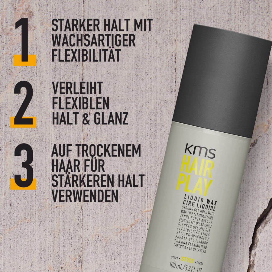 KMS Hairplay Liquid Wax 100ml