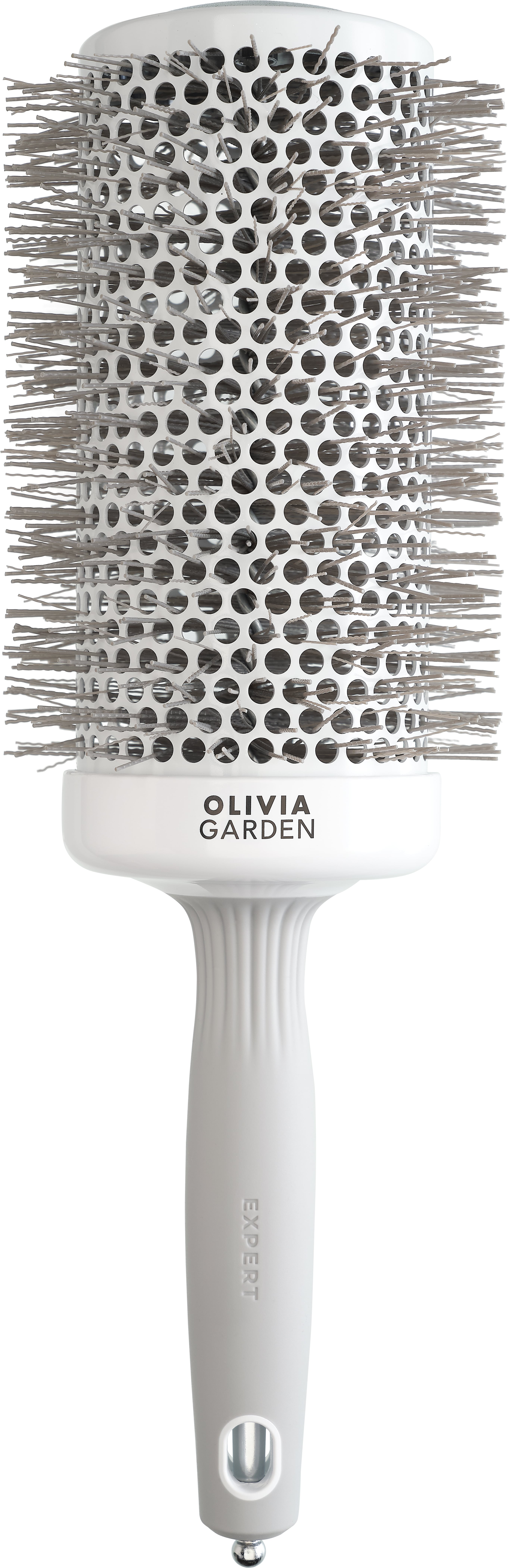Olivia Garden Expert Blowout Speed Wavy Bristles White&Grey 65