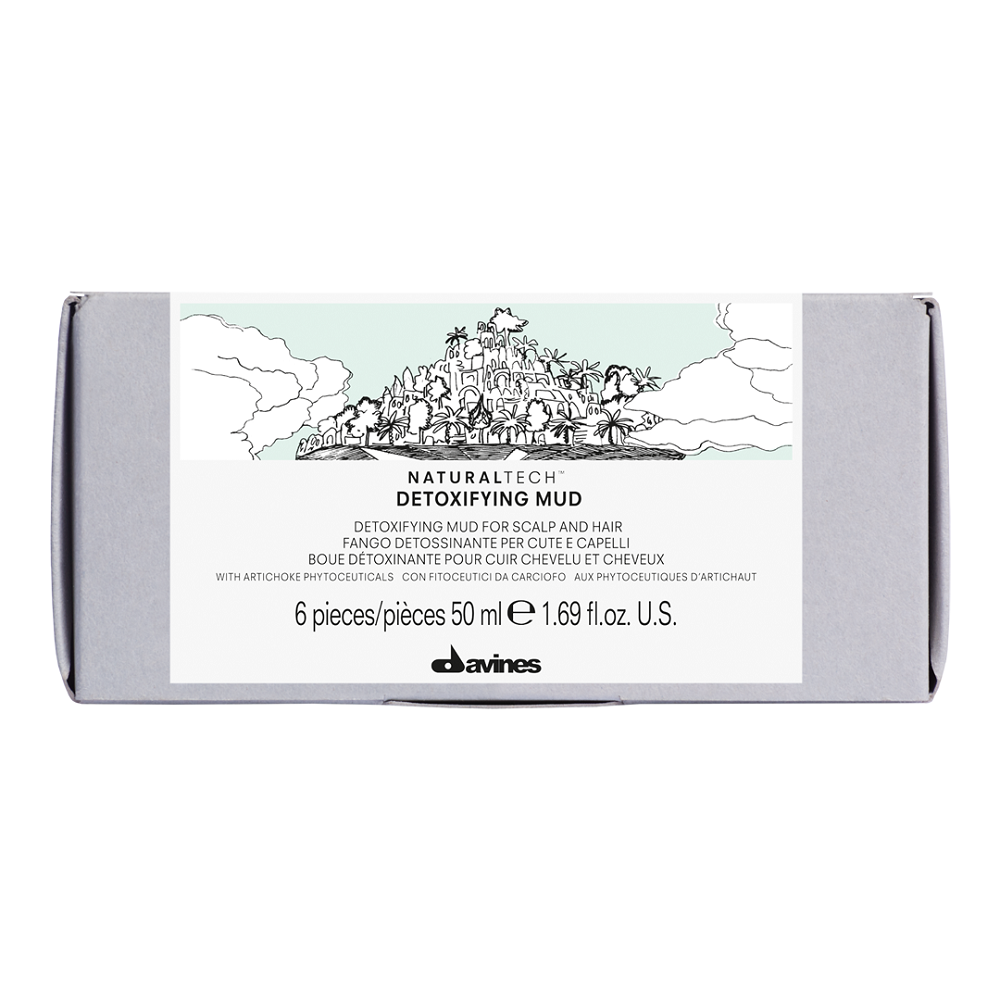 Davines Naturaltech Detoxifying Mud 6x50ml Davines Naturaltech Detoxifying Mud 6x50ml