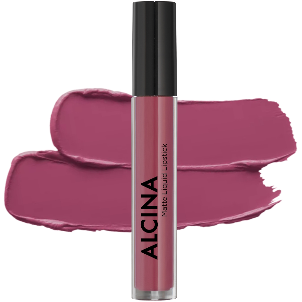 Alcina Matte Liquid Lipstick red grape