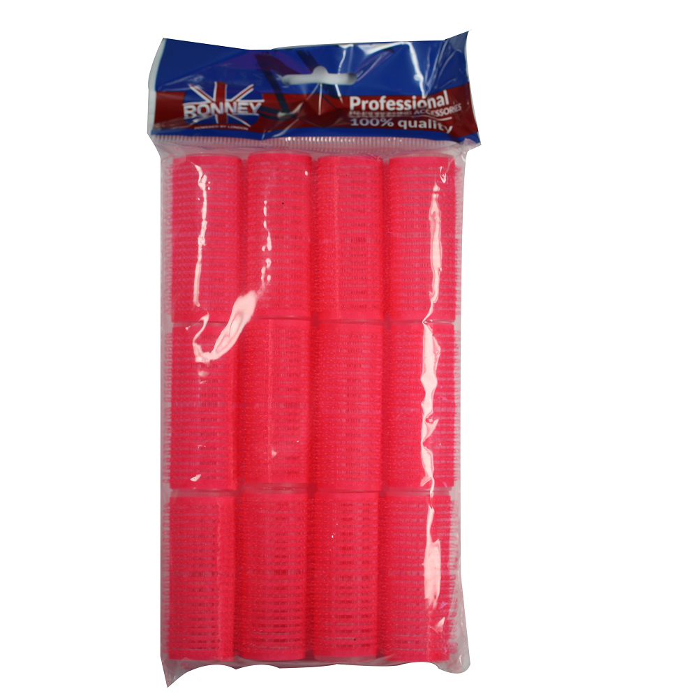 Ronney Professional Velcro Rollers 24/63mm pink 12St SALE Ronney Professional Velcro Rollers 24/63mm pink 12St SALE